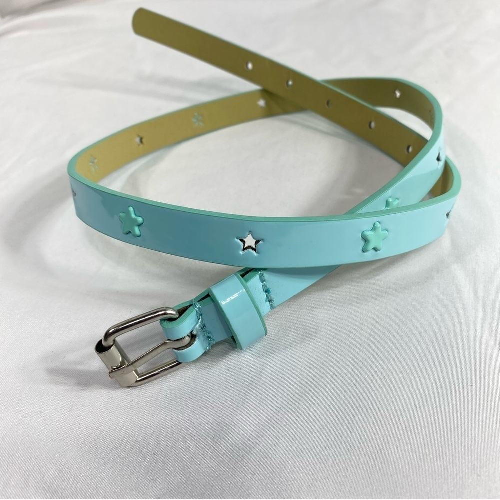 Cat & Jack Kid’s Stars Mint Colored Belt